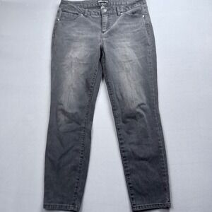 Miss Poured In Blue Women's Black Jeans‎ Size 12